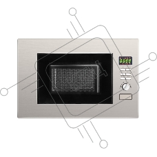 Встраиваемая микроволновая печь SImfer MD2714 22л ,1150Вт, гриль, нержавеющая сталь