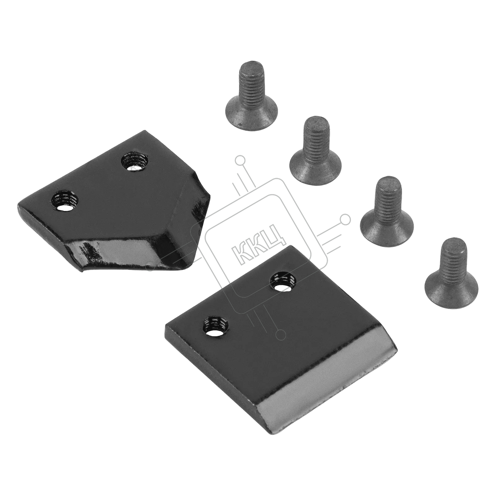 Нож шнека для грунта Denzel ER-100, диаметр 100 мм, комплект 2 шт