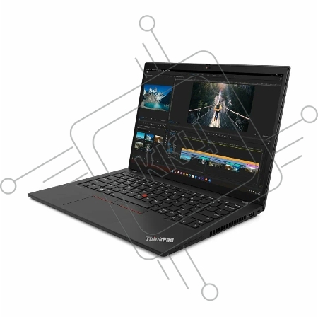 Ноутбук Lenovo ThinkPad T14 Gen 4 i7-1355U 16Gb SSD 512Gb Intel UHD Graphics 14 WUXGA IPS TS Cam 39.3Вт*ч Win11Pro(ENG) KBD RU\ENG Черный 21HD0077US