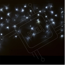 Гирлянда светод. Funray Бахрома IC-120W, 3.0*0.7м, 120 LED, хол.бел., IP20,  прозр.шнур1,5м,контр