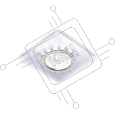 Встраиваемый точечный светильник S215 W/CH/WH матовый/хром/MR16+3W(LED WHITE)