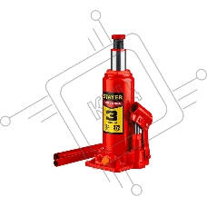Домкрат STAYER RED FORCE 3т 194-372мм домкрат бутылочный гидравлический