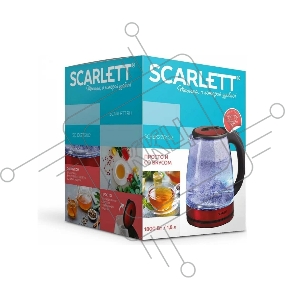 Чайник Scarlett SC-EK27G102 (красный)