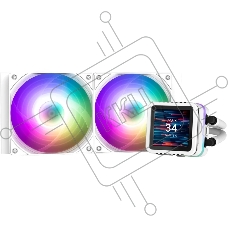 Система водяного охлаждения Zalman Alpha 2 A24 DS ARGB белый 120мм 2150rpm 28db 4-pin 320W
