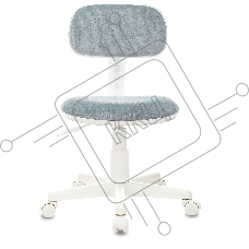 Кресло детское Бюрократ CH-W201NX Light-28 серо-голубой, крестов. пластик, пластик белый