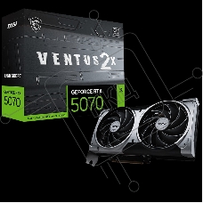 Видеокарта MSI RTX5070 12G VENTUS 2X OC RTX5070 PCI-E 5.0 GDDR7 2542/28000 HDMIx1 DPx3 HDCP Ret