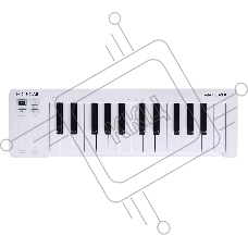 Клавиатура MIDI [231511] Arturia [MicroLab 3 White] 25 клавиш, чувствительных к скорости нажатия, сенсорные полосы pitch и modulation, режим игры аккордами, разъем для подключения педали, type-c, ПО: Analog Lab Intro, Ableton Live Lite. Цвет - белый.