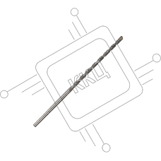 Сверло EDGE by PATRIOT по бетону 5*150 мм, 1 шт в блистере
