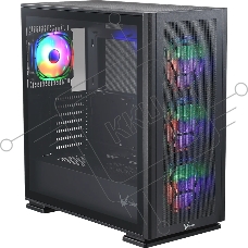 Компьютерный корпус AeroCool / Formula Air Power G5 EX черный без БП ATX 4x120mm 2xUSB3.0 1xUSB3.1 audio bott PSU