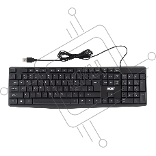 Клавиатура Acer OKW121 (ZL.KBDEE.00B) проводная, USB, черный