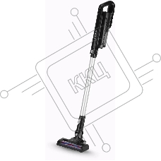 Пылесос вертикальный Vitek Midnight VT-1832 черный/серебристый, питание от аккумулятора, 120 Вт, уборка сухая, пылесборник 0.4 л, работа от АКБ max 35 мин