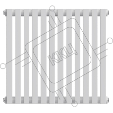 Дизайн-радиатор Royal Thermo Shift Q30 C2050 - 12 секц. RAL9016