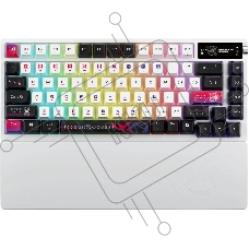 Клавиатура ASUS ROG Azoth X гибридная, USB Type-C, Bluetooth, радиоканал, чёрный
