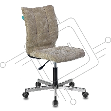 Кресло офисное Бюрократ CH-330M/LT-21 без подлокотников, песочный, крестовина металл