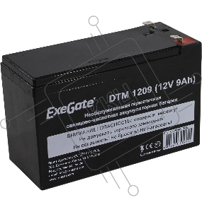 Батарея ExeGate DTM 1209/EXS1290 (12V 9Ah 1234W), клеммы F2