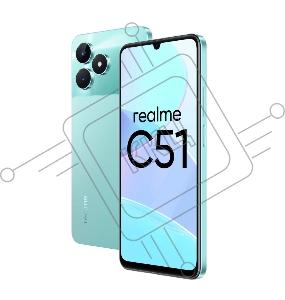 Смартфон Realme C51 RMX3830 4/128Gb зеленый 3G 4G 2Sim 6.74