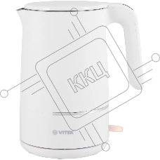Чайник электрический Vitek VT-1104 1.5л. 2200Вт разноцветный корпус: металл/пластик