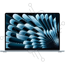 Ноутбук Apple MacBook Air A3241 M4 10 core 24Gb SSD512Gb/10 core GPU 15.3" Liquid Retina (2880x1864) macOS lt.blue WiFi BT Cam (MC7D4HN/A)