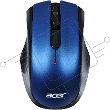 Мышь беспроводная Acer OMR031 черный/синий, 1600 dpi, радиоканал, USB, кнопки - 4
