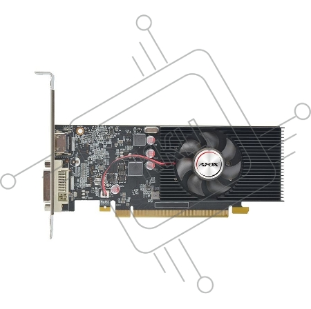 Видеокарта AFOX PCIE16 GT1030 2GB GDDR5 AF1030-2048D5L5-V4