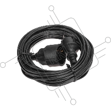 Удлинитель-шнур PROconnect ПВС 3х0,75мм², 10м, с/з, 6А, 1300Вт, IP20, черный