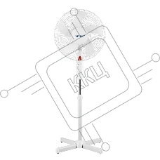 Вентилятор напольный Vitek VSF-1651 40Вт скоростей:3 белый