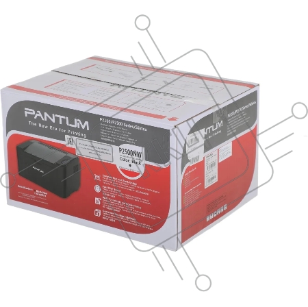 Принтер лазерный Pantum P2500NW, черный, (A4, 1200dpi, 22ppm, 128Mb, WiFi, Lan, USB)