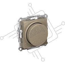 Светорегулятор (диммер) SE AtlasDesign Шампань, повор-нажим, LED, RC, 400 Вт, мех.