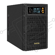 Источник бесперебойного питания On-line ExeGate PowerExpert TL-3000.72V.LCD.AVR.3SH.USB.RS232.SNMP 3000VA/3000W, On-Line, PF=1, LCD, 3*Schuko, RS232, USB, SNMP-slot, встроенные батареи 12V 7.2Ah - 6шт, возможность подключения до 4 внешних батарейных блоков 72В, Tower, металлический корпус, черный