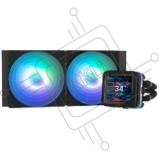 Система водяного охлаждения Zalman Alpha2 A24 DS ARGB черная 120мм алюминий+медь 2000rpm 29.7db 4-pin 320W