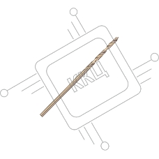 Сверло PATRIOT EXPERT по металлу, Р6М5К5, 1,5 мм, 2шт в блистере