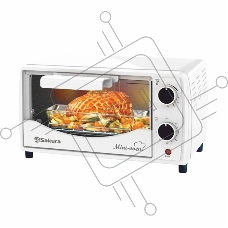 Мини-печь Sakura SA-7006W 9л 900 Вт, таймер