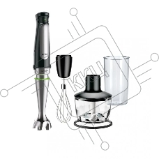 Блендер погружной Braun MQ7035XBI черный/серебристый