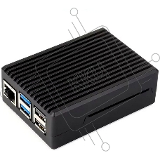 Металлический корпус RA794 для Raspberry Pi 5 c охлаждающим вентилятором