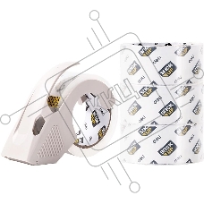 Клейкая лента канцелярская Deli EA695 супер прозрачная, ширина 48мм, длина 60м 55мкр бесшумная в коробке (упаковка: 4шт) в комплекте: диспенсер для клейкой ленты