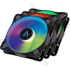 Вентилятор для корпуса Arctic P12 PWM PST A-RGB черный, 120 мм, 2000 об/мин, 22.5 дБ, 4 pin