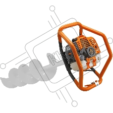 Мотобур CARVER AG- 65/000 01.003.00096 2200Вт/3,0лс, без шнека, d пос=20мм, 62см.куб., усилен.рама