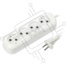 Удлинитель бытовой Smartbuy (SBE-10-4-05-N) 4 гнз х 5,0 м (10А/2.2кВт, ПВС 2х1.0) Удлинитель бытовой Smartbuy (SBE-10-4-05-N) 4 гнз х 5,0 м (10А/2.2кВт, ПВС 2х1.0)