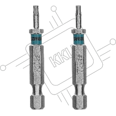 Бита Gross Torx 10х50 мм, сталь S2, шестигр., 2 шт.
