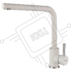 Смеситель для кухни GranFest Quarz GF-Z-5411, Г-образный, белый
