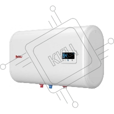 Водонагреватель электрический Thermex IF 80 H (pro) белый, накопительный, 80 л, 2 кВт, настенный, горизонтальный, плоский