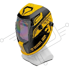Щиток защитный лицевой (маска сварщика) Denzel F10, см. окно 100х96, Real Color, DIN 4-8/9-13