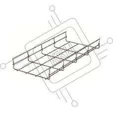 Лоток проволочный DKC FC8040 400х80х3000