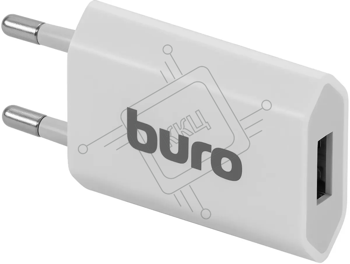 Сетевое зарядное устройство Buro TJ-164w 1A универсальное белый