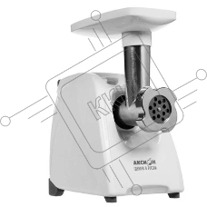 Мясорубка электрическая Аксион М35.02 белый, 1500 Вт, 1.7 кг/мин, реверс, защита от перегрузки, насадки - 4