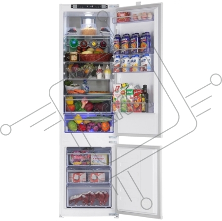 Встраиваемый холодильник Beko Diffusion BCNA306E2S двухкамерный белый