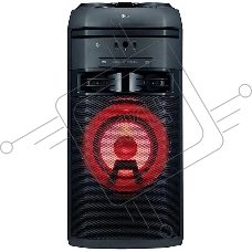 Мини-система LG OK65 X-BOOM -  переносная  с поддержкой караоке! Мощность 500Вт RMS, Bluetooth v.4.0/ / x2 USB / Аудио вход (3.5мм), х2 микр