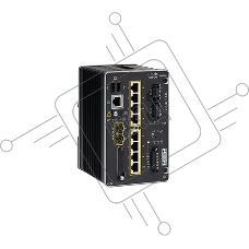 Коммутатор Cisco IE-3300-8T2S-E, 8×1 Гбит/с + 2×1 Гбит/с SFP, управляемый