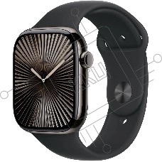 Смарт-часы Apple Watch S10 46mm Jet черный Aluminium Case/черный SB M/L  A2999 195949572432