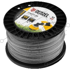 Леска для триммера Denzel двухкомпонентная звезда, 4,0 мм х 93 м, на DIN катушке EXTRA CORD